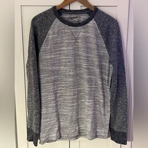 Gray Marled Sweater y2k